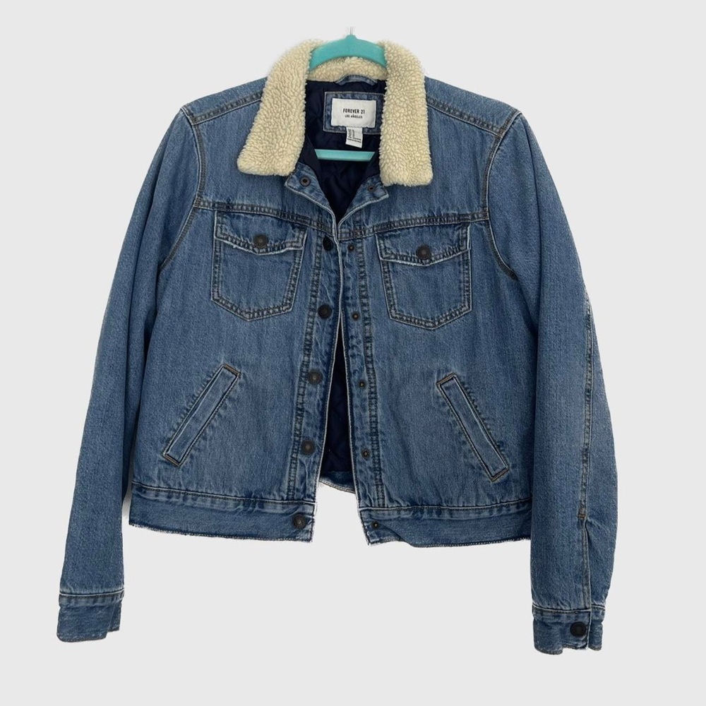 Forever21 Sherpa Collared Jacket